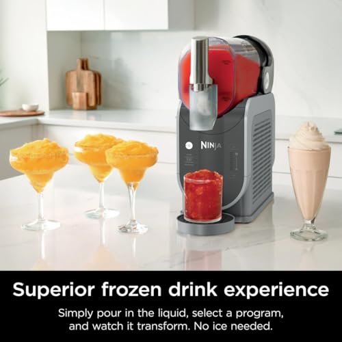 Ninja SLUSHi Professional Frozen Drink Maker with RapidChill Technology - Large 72 oz Capacity - 3 Preset Programs - No-