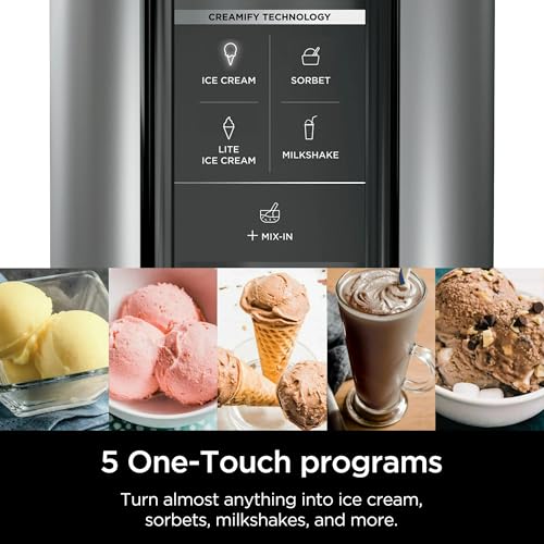 Ninja CREAMi Ice Cream Maker - 5 One-Touch Programs for Frozen Treats Enthusiasts
| Ninja CREAMi Ice Cream Maker - Perf